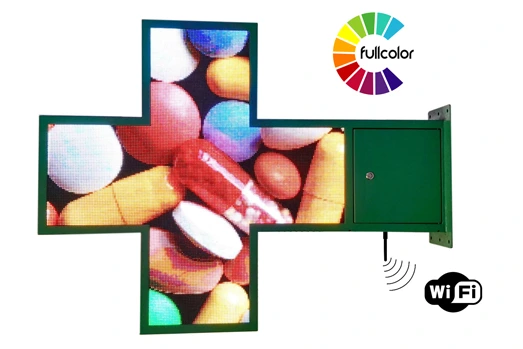 Croix de Pharmacie Full Color