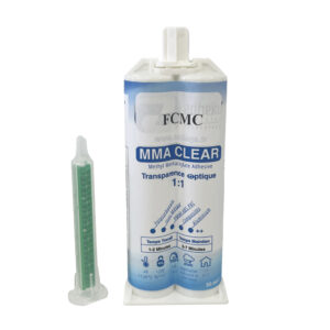 Colle Methacrylate Bi-composants transparente ou beige