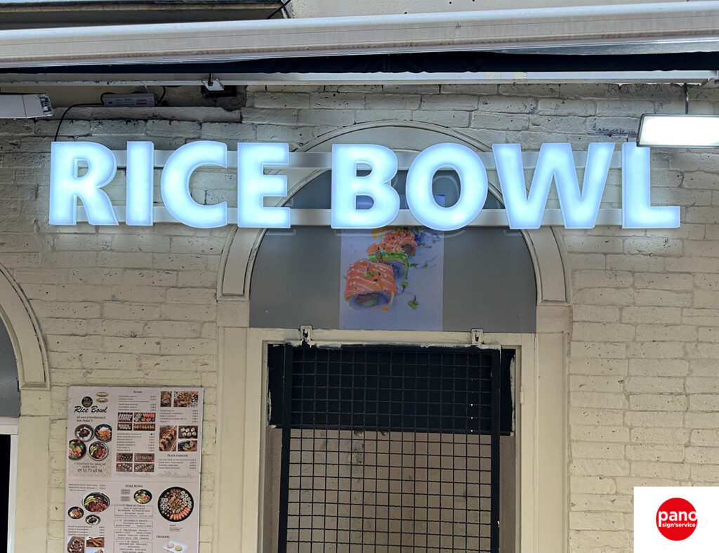 Pano Enseigne Rice Bowl