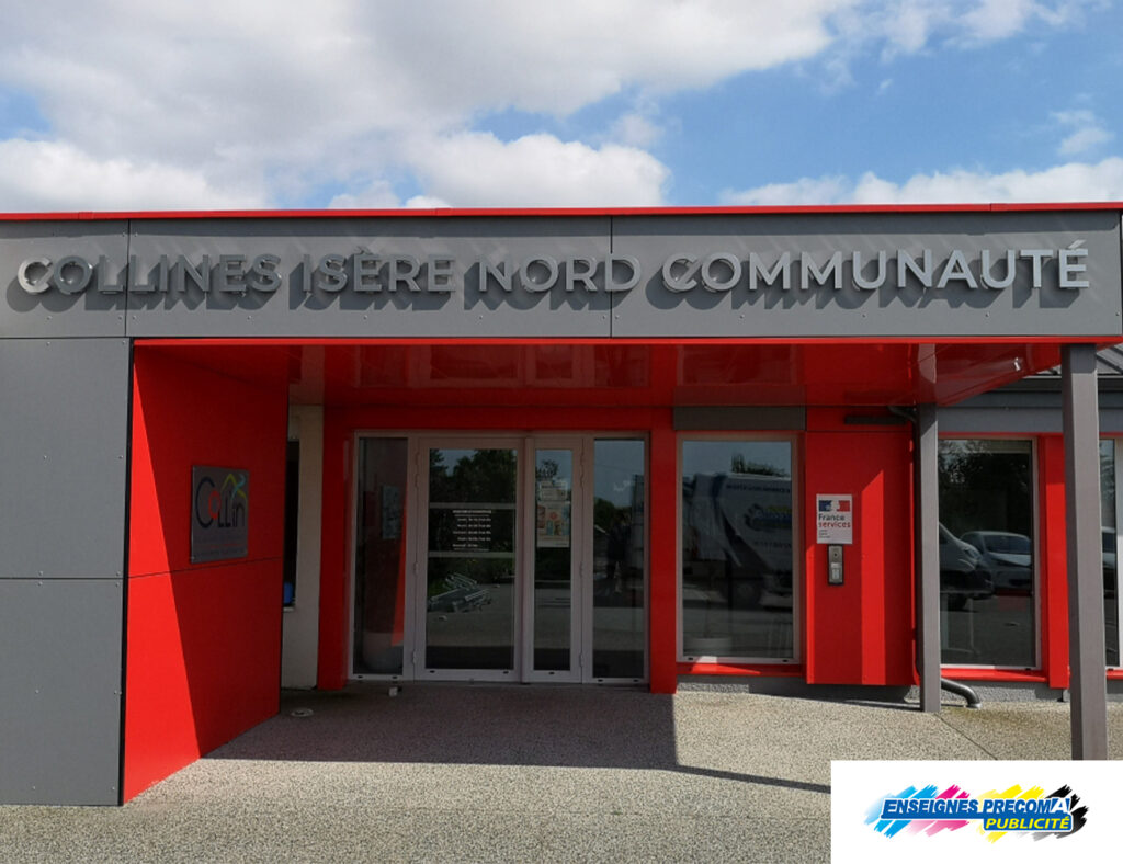 Precoma Enseigne Collines Isère Nord Communauté