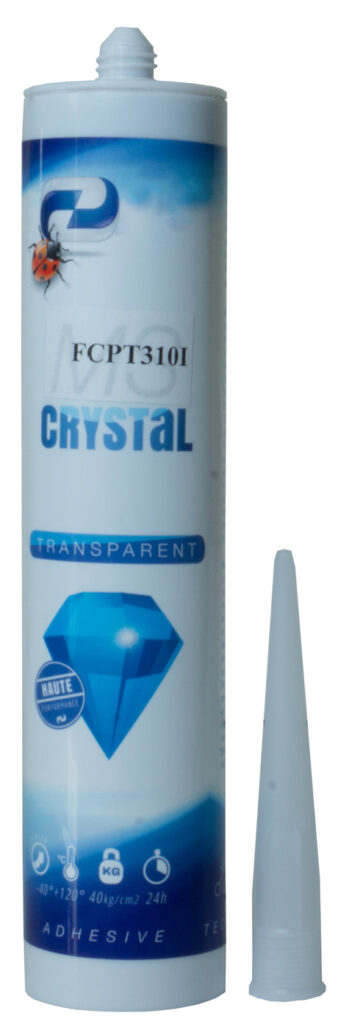 Colle MS polymère transparent – 310 ml pour intérieur + buse