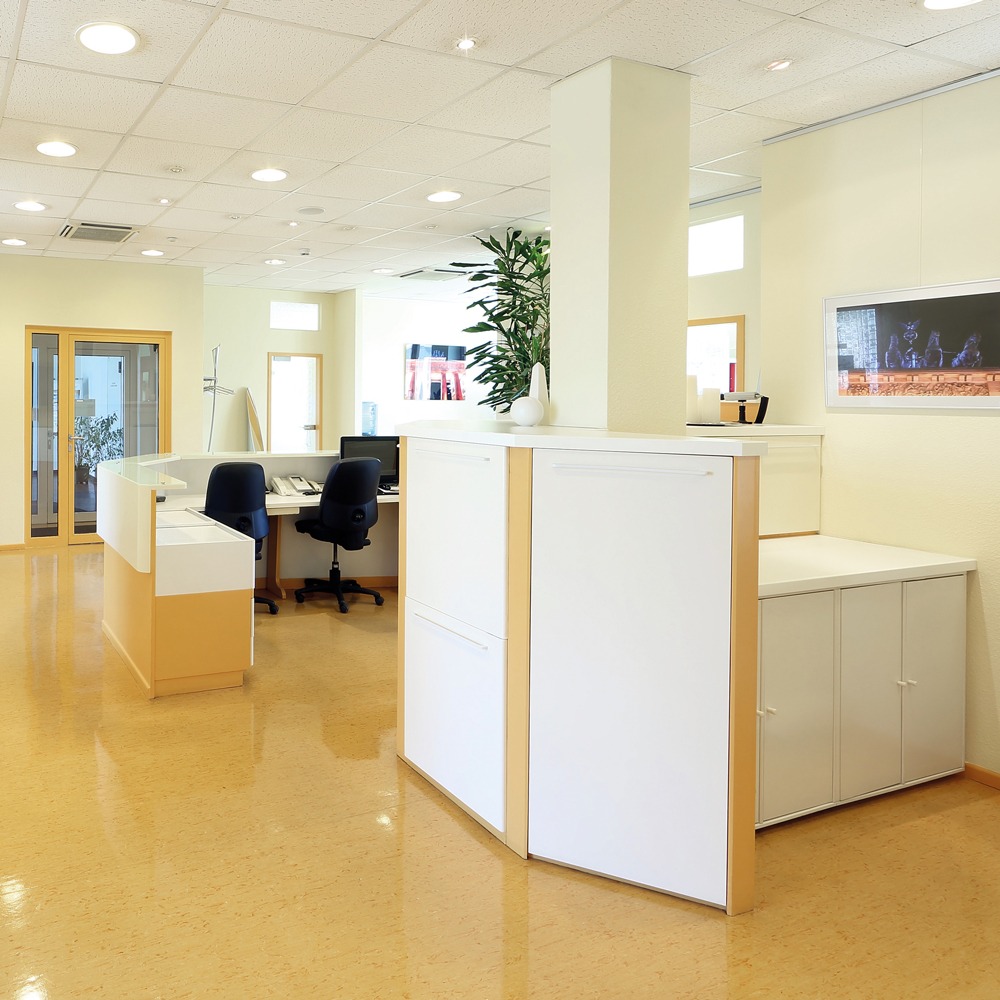 MatexPVC Blanc Bureau d'accueil